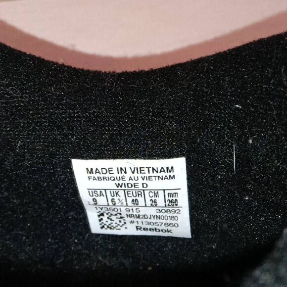 Reebok Women's Classic Princess Aerobics Low-Cut Sneakers Shoe, Black Size 9 - Picture 7 of 7